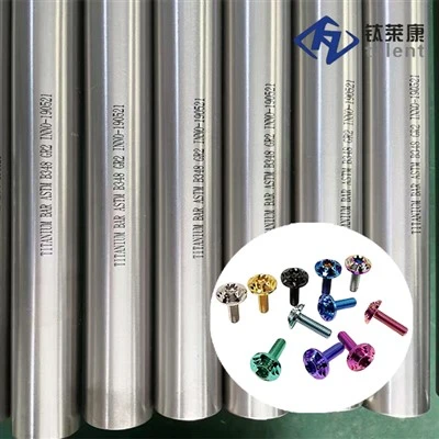 ASTM B348 قضبان التيتانيوم الصناعية